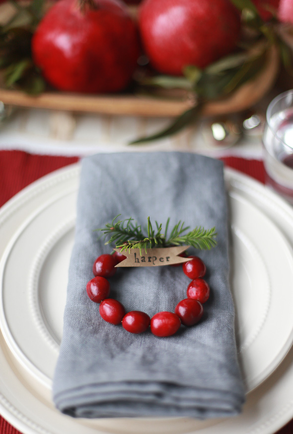 Cranberry Wreaths from Say Yes